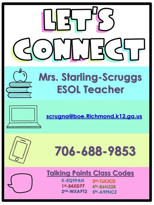 Contact Mrs. Starling 